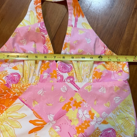 Lilly Pulitzer White Label Halter Dress Size 4 - Picture 3 of 8